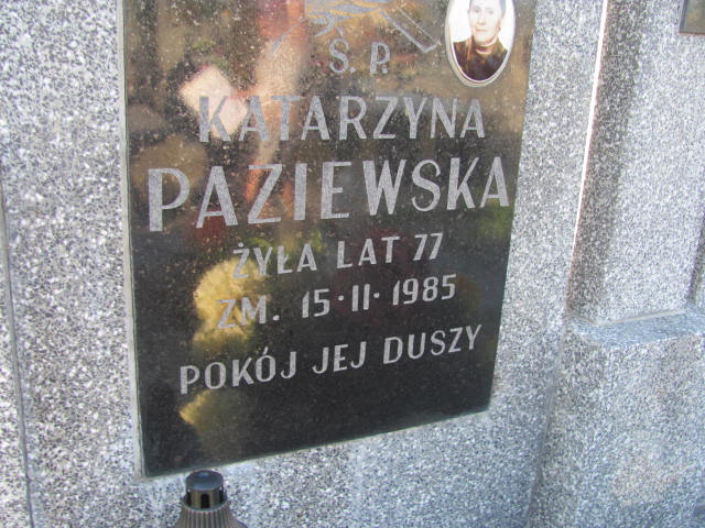 Katarzyna Paziewska Garwolin - Grobonet - Wyszukiwarka osób pochowanych