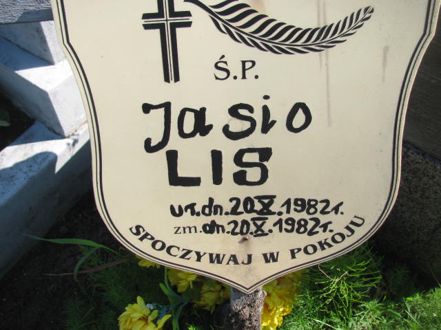 Jan Lis 1982 Garwolin - Grobonet - Wyszukiwarka osób pochowanych