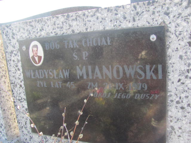 Władysław Mianowski Garwolin - Grobonet - Wyszukiwarka osób pochowanych