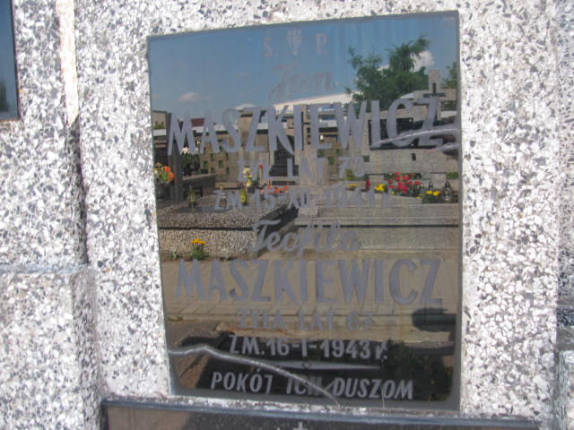 Jan Maszkiewicz Garwolin - Grobonet - Wyszukiwarka osób pochowanych