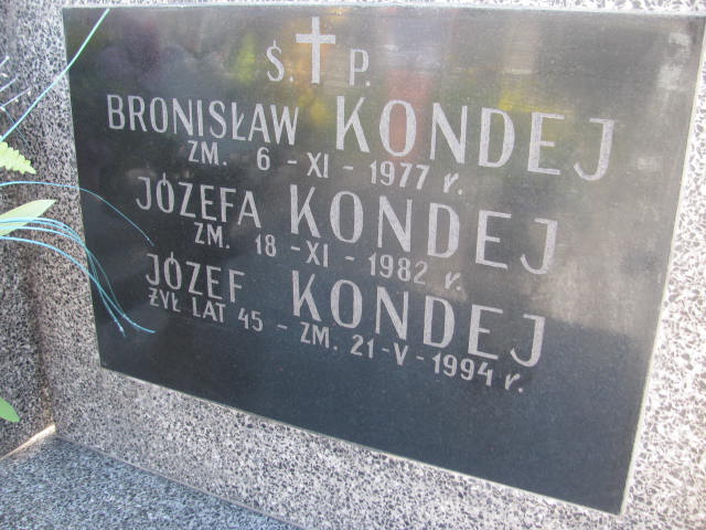 Józef Kondej Garwolin - Grobonet - Wyszukiwarka osób pochowanych