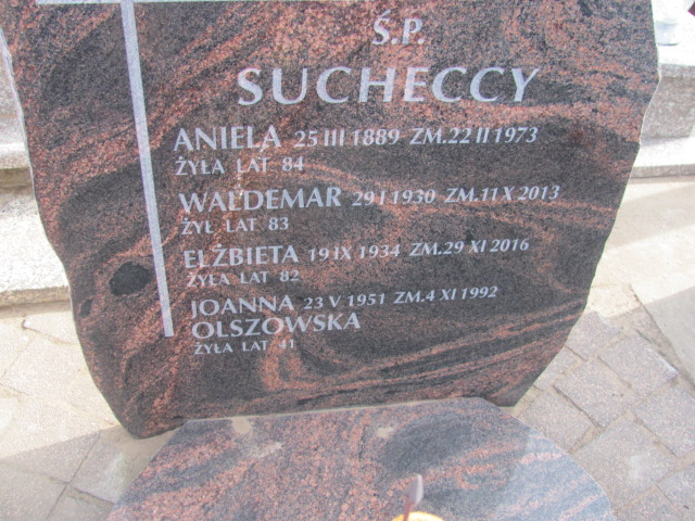 Elżbieta Suchecka 1934 Garwolin - Grobonet - Wyszukiwarka osób pochowanych