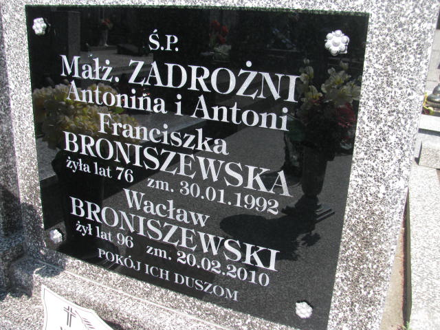 Wacław Broniszewski Garwolin - Grobonet - Wyszukiwarka osób pochowanych