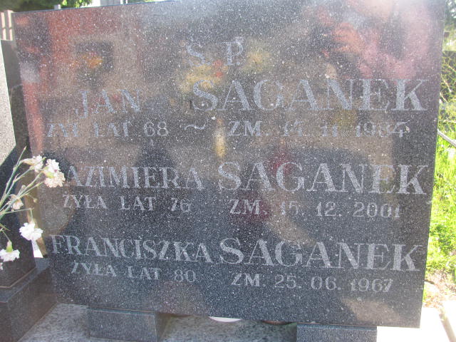 Kazimiera Saganek Garwolin - Grobonet - Wyszukiwarka osób pochowanych