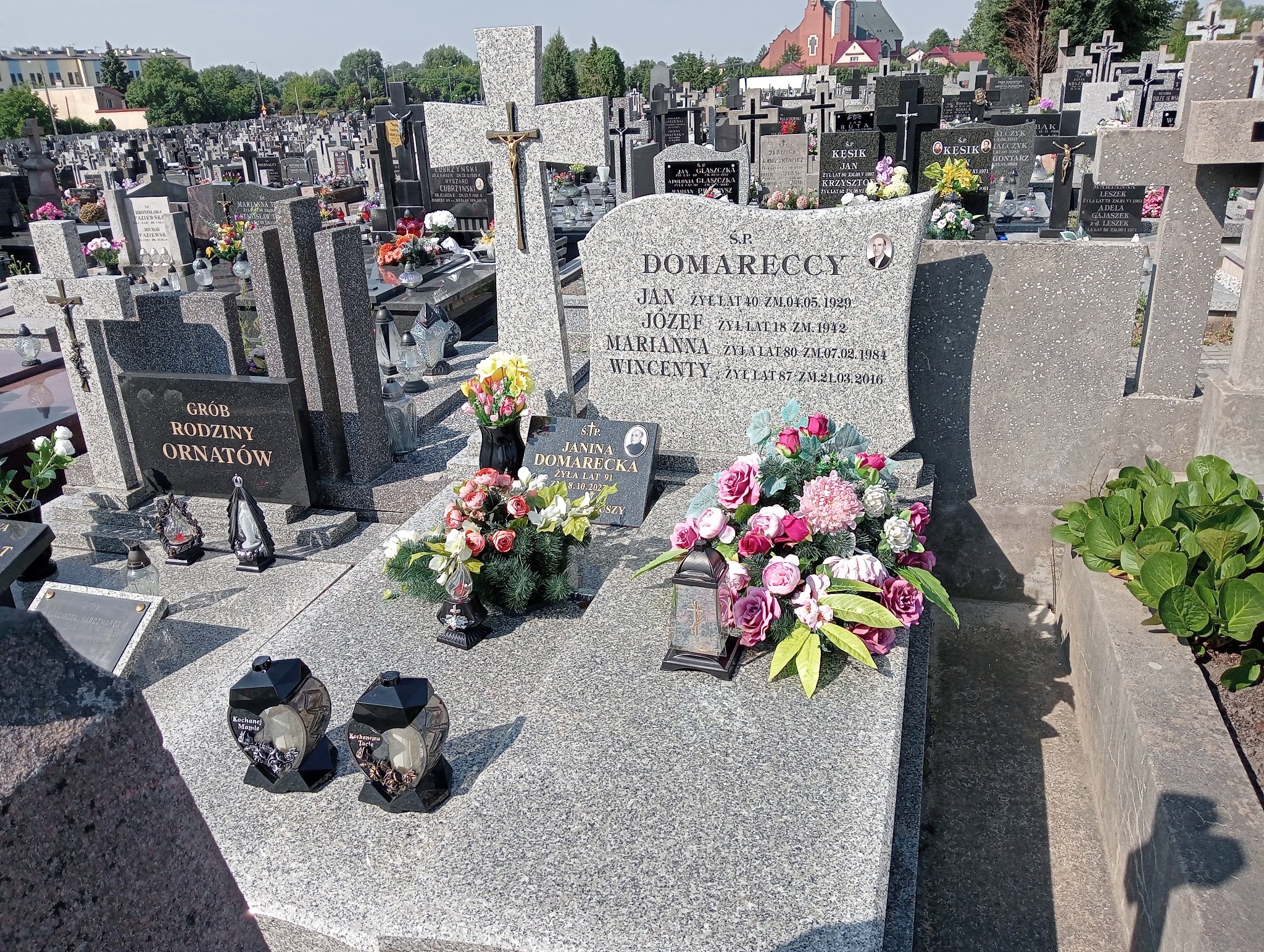 Grób Wincenty Domarecki