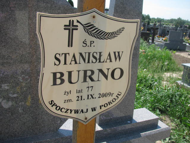 Stanisław Burno Garwolin - Grobonet - Wyszukiwarka osób pochowanych