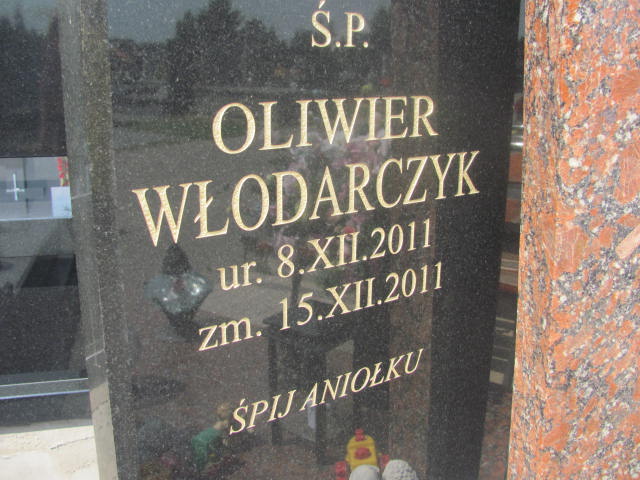 Oliwier Włodarczyk 2011 Garwolin - Grobonet - Wyszukiwarka osób pochowanych