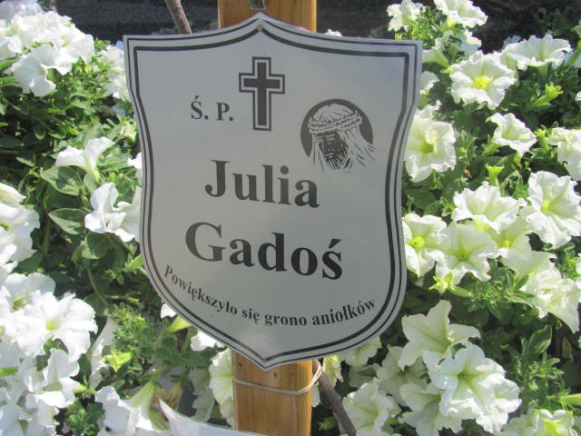 Julia Gadoś 2015 Garwolin - Grobonet - Wyszukiwarka osób pochowanych