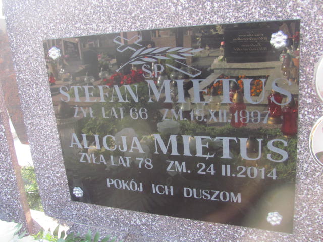Stefan Miętus Garwolin - Grobonet - Wyszukiwarka osób pochowanych